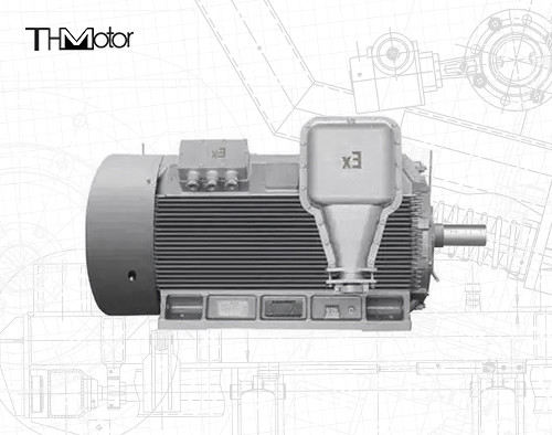 IP55 Motor listrik tahan api 50Hz VVVF Peraturan kecepatan ≤ 70dB Tingkat kebisingan