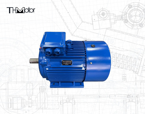 30KW Metoda pendinginan Motor Squirrel Cage Dengan Top Terminal Box Location 200L