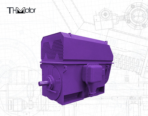 Motor AC Tegangan Tinggi 2500KW Dengan Tingkat Getaran Rendah Untuk Industri