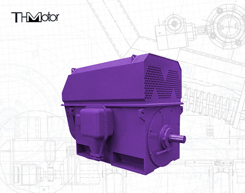 Motor AC Tegangan Tinggi 2500KW Dengan Tingkat Getaran Rendah Untuk Industri