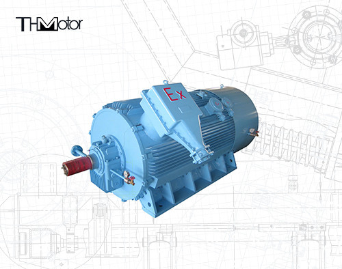3600rpm IE2 Motor Listrik Tahan Api Dengan Bukti Ledakan Pompa 3 Fase