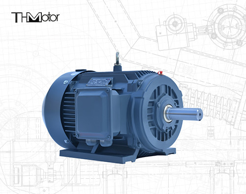 IP54/IP55 Tegangan DC Motor 4/6 Kutub 0.4-75kw Daya Hull Shaft Kecepatan 1000 - 3000rpm