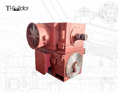 6KV 10KV Tiga Fase Induksi Luka Rotor Motor Sinkron IP44