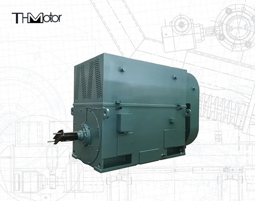 6000v-11000v Tegangan Motor Listrik Tegangan Tinggi dengan kisaran daya 400-6000kw dan Frekuensi 50hz