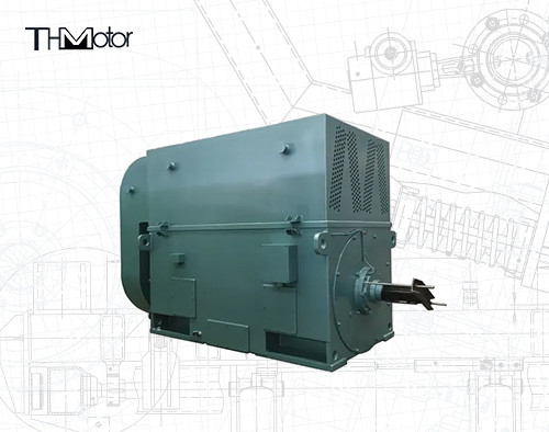 6000v-11000v Tegangan Motor Listrik Tegangan Tinggi dengan kisaran daya 400-6000kw dan Frekuensi 50hz