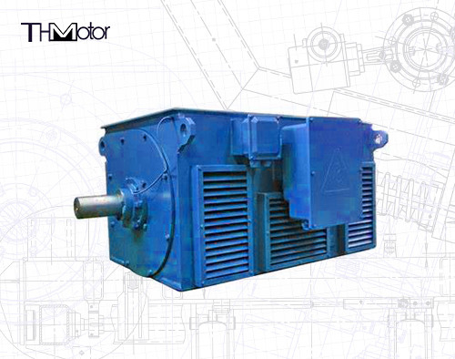 Motor Listrik Tegangan Tinggi IP23 Kisaran Kecepatan 100rpm-3600rpm untuk Aplikasi Tugas Berat