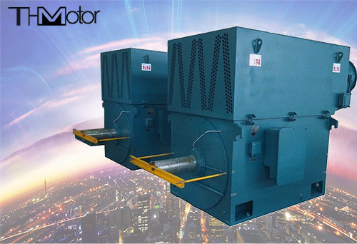 YKK Tegangan Tinggi Induksi Tiga Fase Motor AC Squirrel Cage Motors 3KV 6KV 10KV