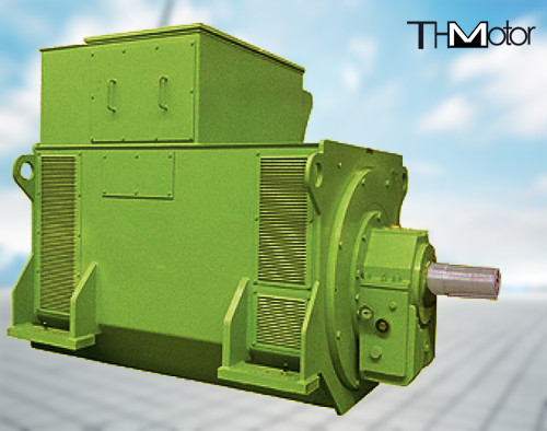 800KW 375rpm motor listrik tiga fase motor rotor luka tegangan tinggi YRKK 900KW