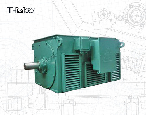 Motor Listrik Tegangan Tinggi IP23 Kisaran Kecepatan 100rpm-3600rpm untuk Aplikasi Tugas Berat