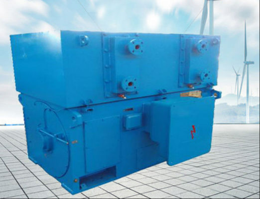 4 Sampai 16 Tiang Sinkron AC Tiga Fasa Induksi Motor AC Tegangan Tinggi 100rpm Sampai 3600rpm