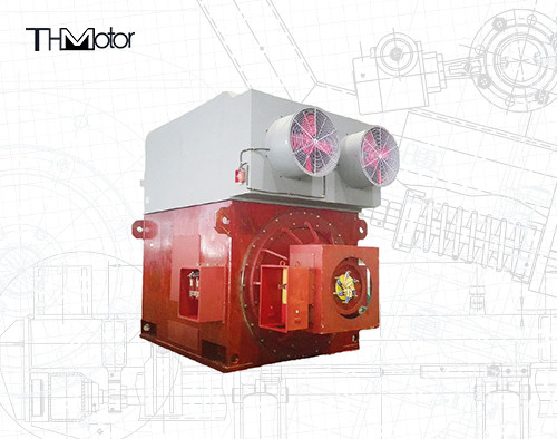 Kebisingan rendah Tingkat kebisingan motor AC tiga fase ≤75dB -15C-40C Suhu sekitar