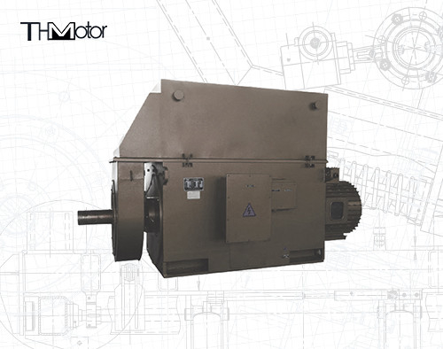 YKK Tegangan Tinggi Induksi Tiga Fase Motor AC Squirrel Cage Motors 3KV 6KV 10KV