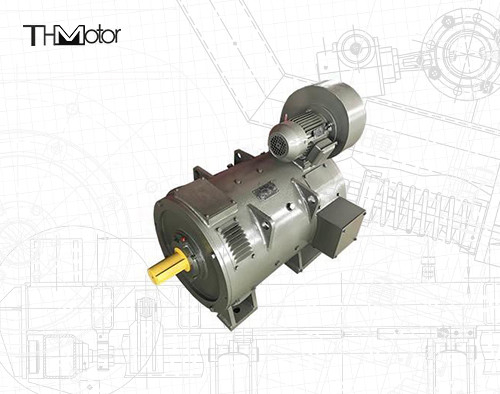 Rolling Mill Auxiliary Drive Motor DC Tegangan Tinggi 900RPM IP23 IP44